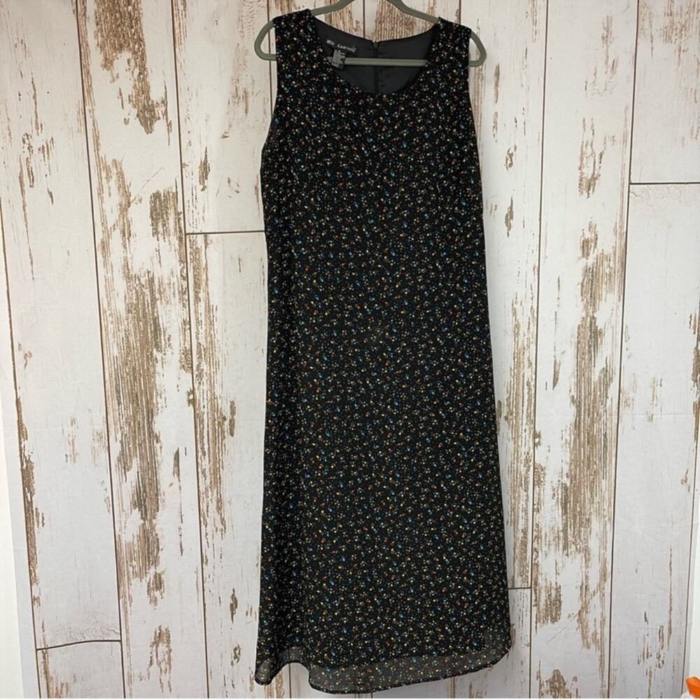 Mlle Gabrielle, Floral Maxi Sleeveless Dress. Size 16. In excellent condition!